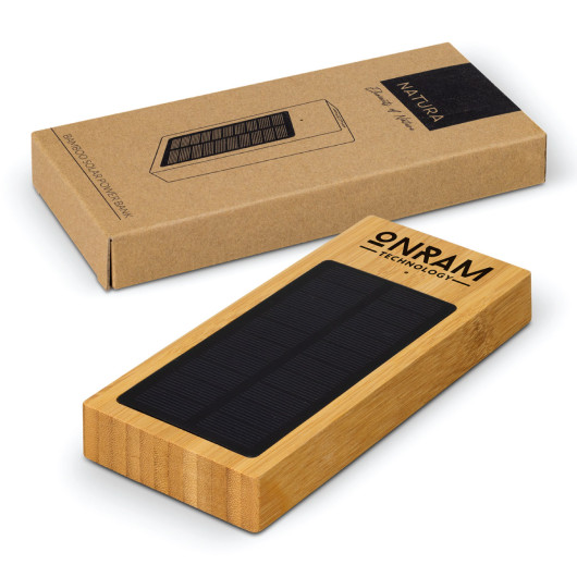 Bamboo Solar Power Banks Main
